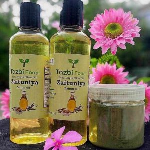 zaitun oil with hair pack